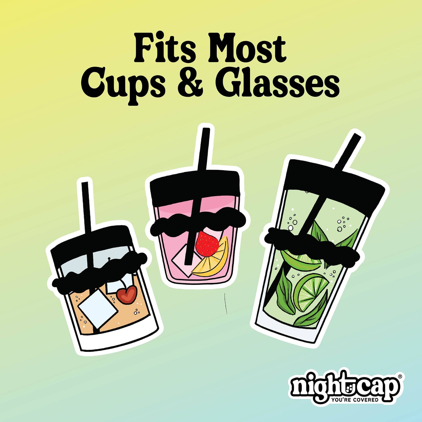 NightCap Scrunchie Drink Cover - Drink Spiking Prevention