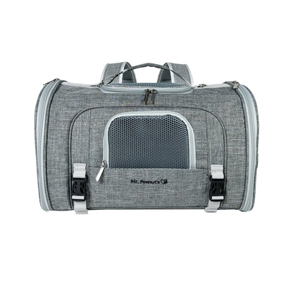 Mr. Peanut's Monterey Series Airline Compliant Horizontal Backpack Pet Carrier