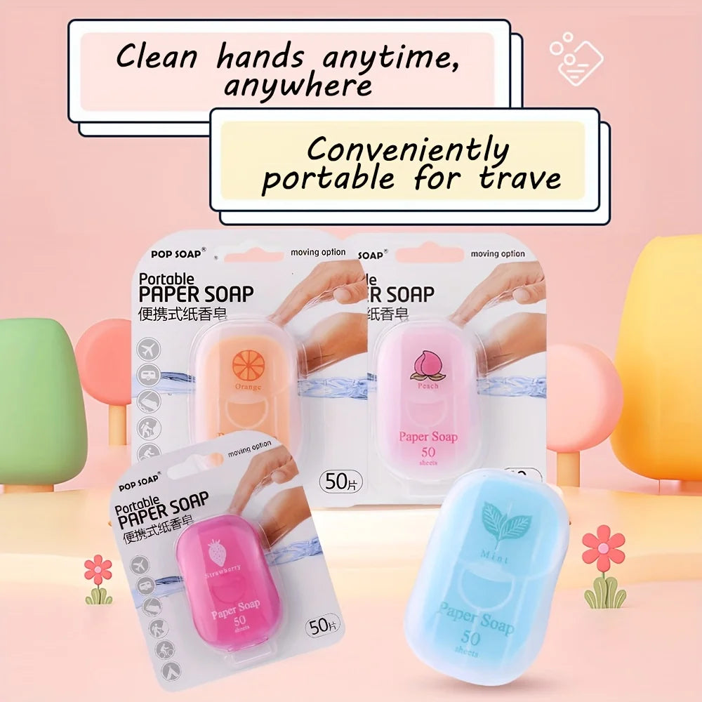 Ultimate Portable Paper Soap Sheets For Outdoor Travel， disposable