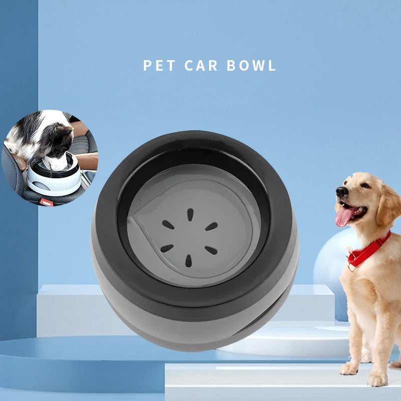Pet Dog Bowls Floating Not Wetting Mouth Cat Bowl No Spill Drinking