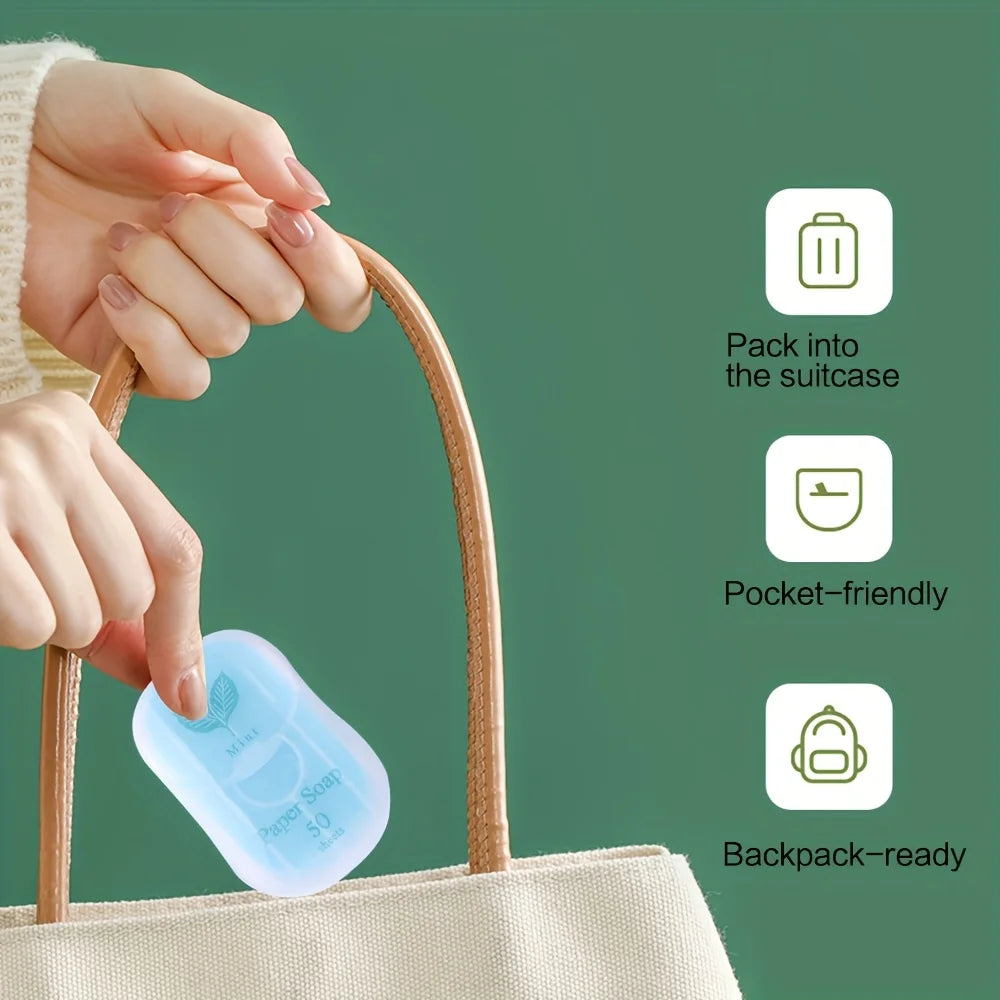 Ultimate Portable Paper Soap Sheets For Outdoor Travel， disposable