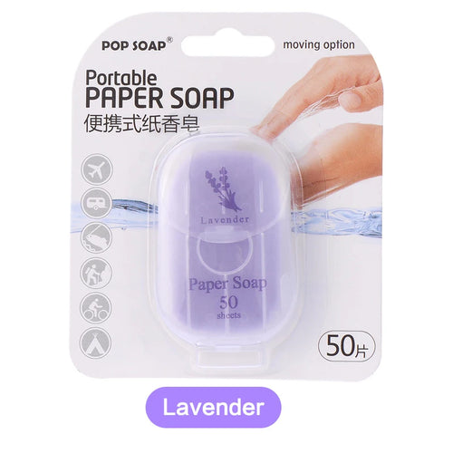 Ultimate Portable Paper Soap Sheets For Outdoor Travel， disposable