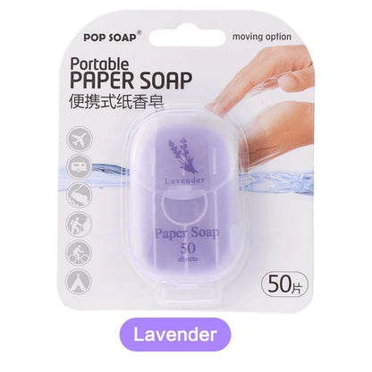 Ultimate Portable Paper Soap Sheets For Outdoor Travel， disposable