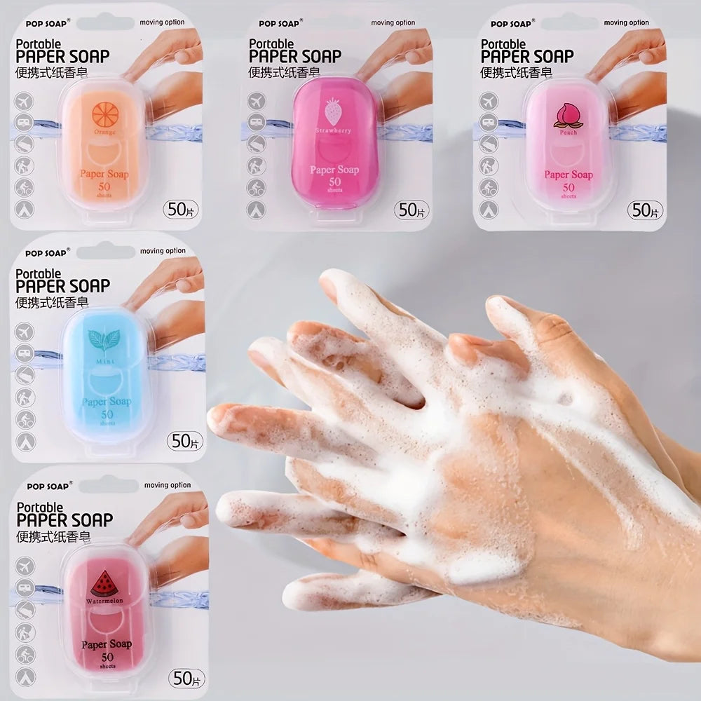 Ultimate Portable Paper Soap Sheets For Outdoor Travel， disposable