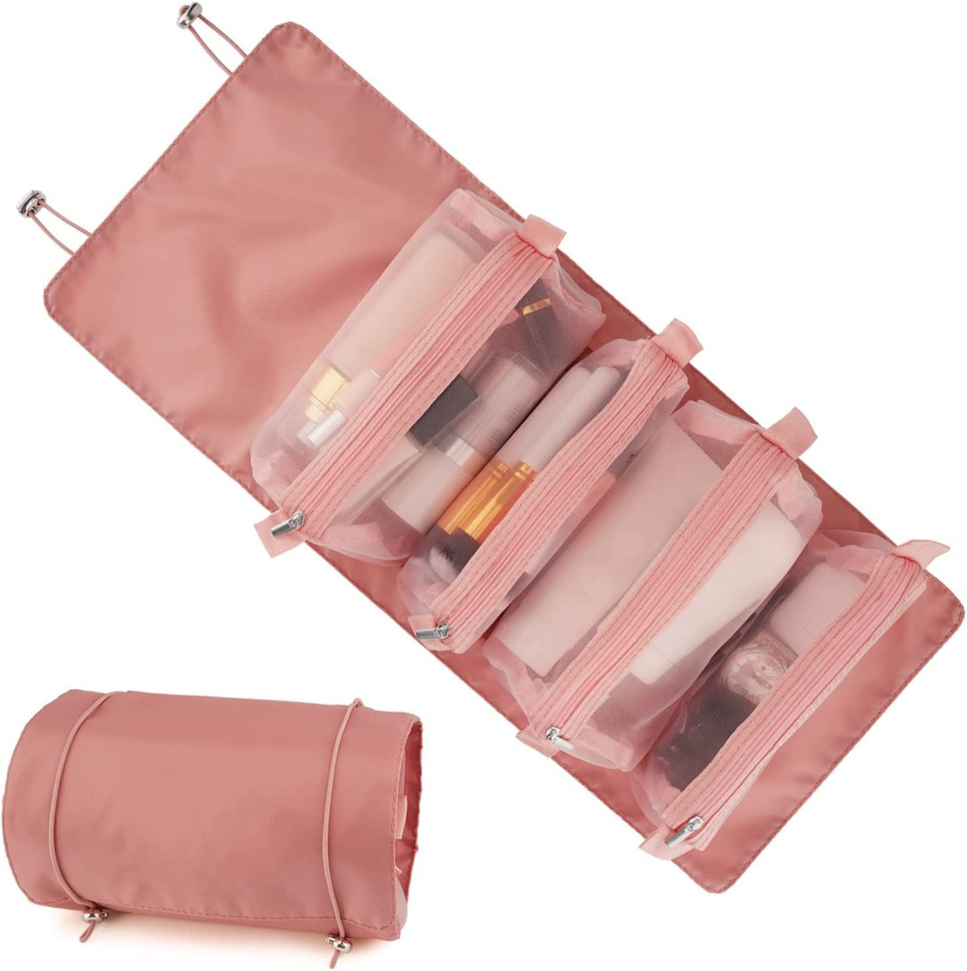 4 in 1 Travel Makeup & Toiletry Organizer Pouch